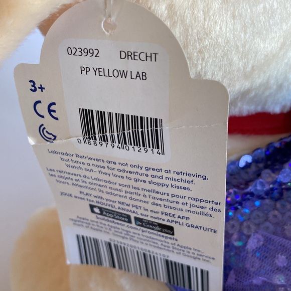 Build a Bear yellow lab Promise Pets plush NWT - Picture 5 of 7